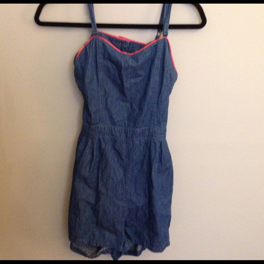 Denim Romper